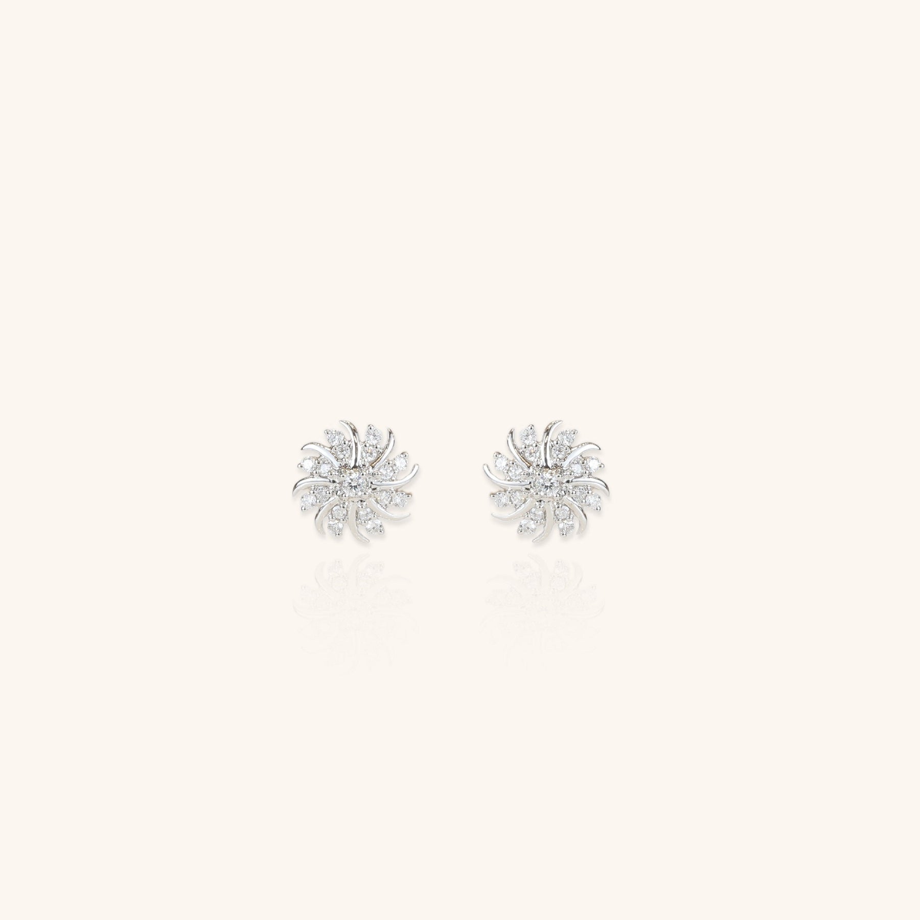 Diamond Snowflakes Earrings - Dearest Diamonds
