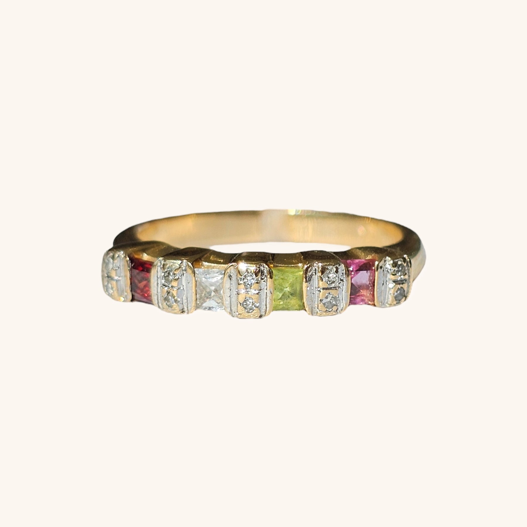 Colourful Gemstones Band - Dearest Diamonds