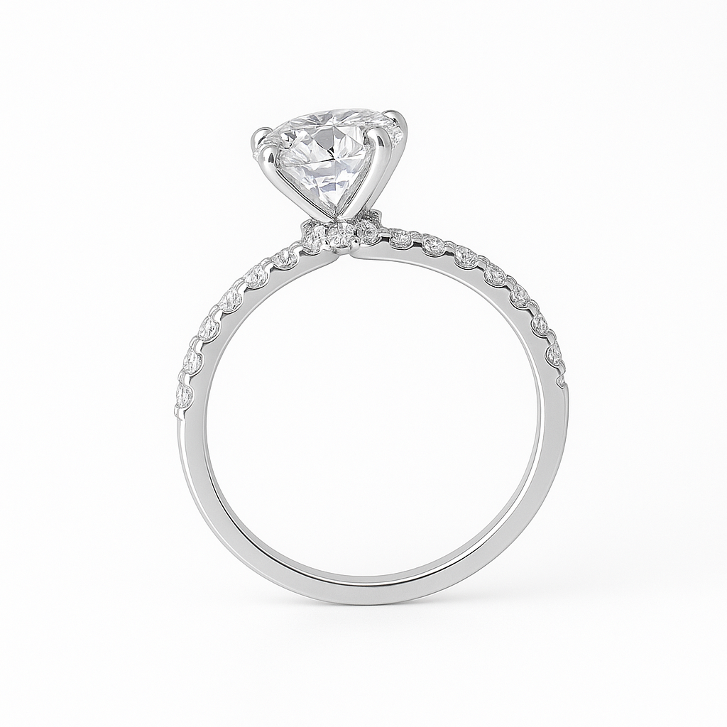 The Silver Snow Angel Round