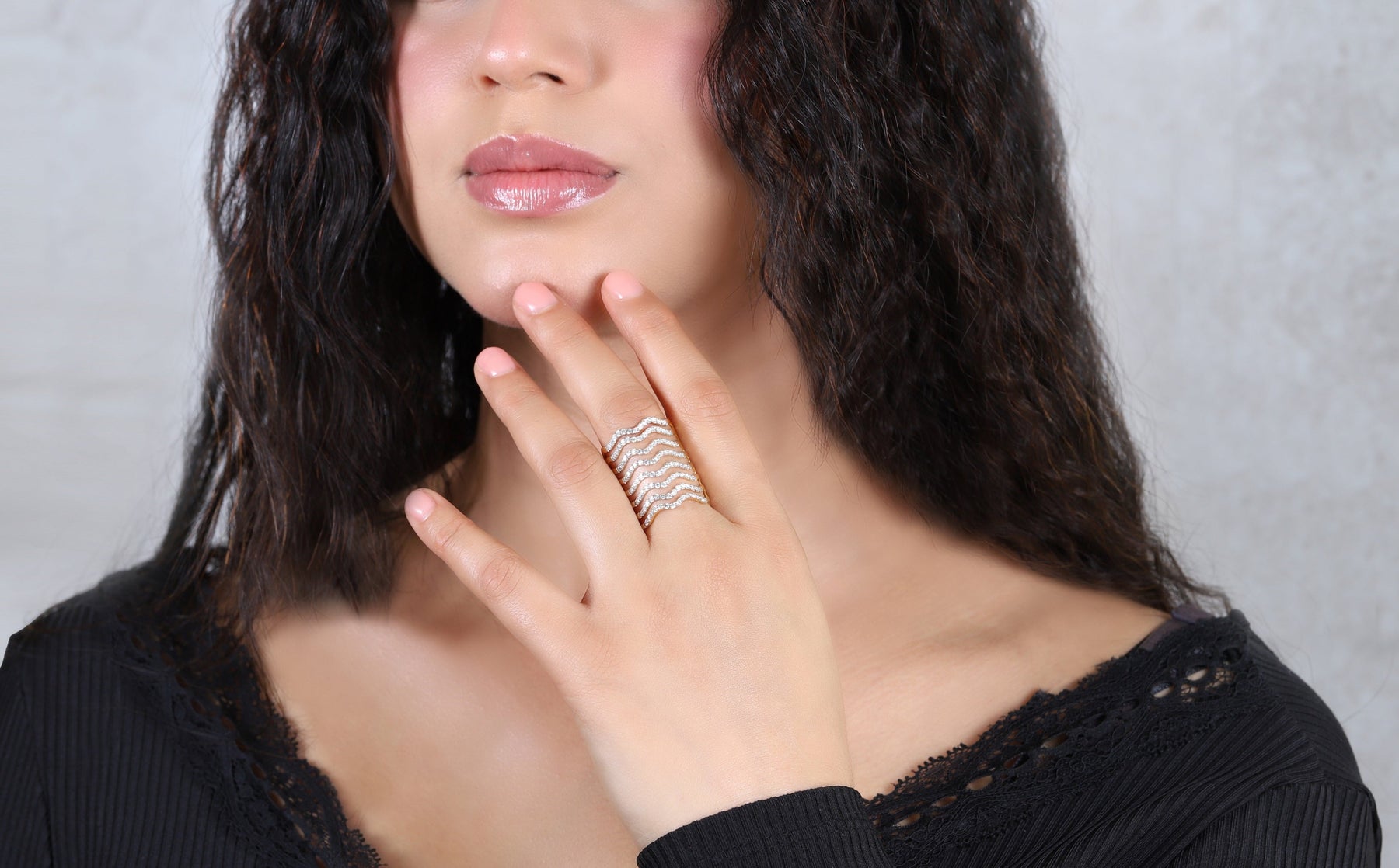 Eight Diamond Waves Ring - Dearest Diamonds