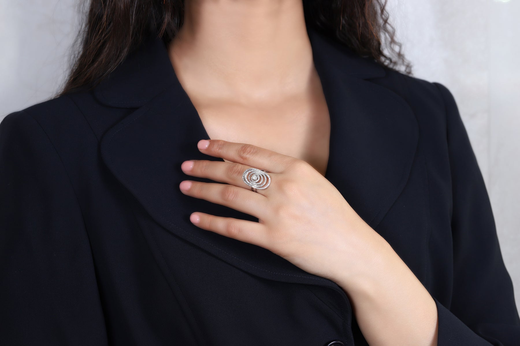 Quadtruple Oval Halo Ring - Dearest Diamonds