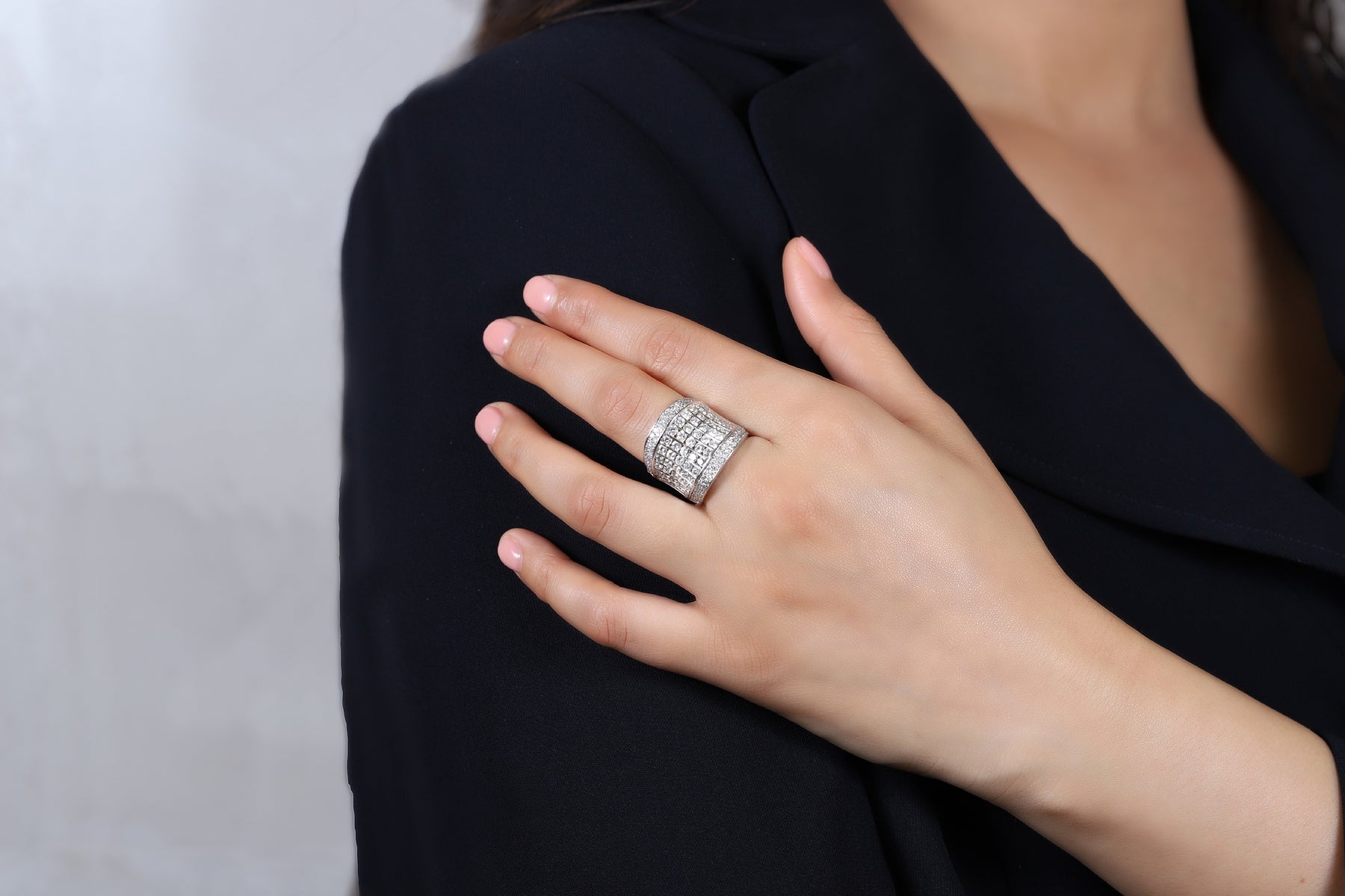 Wall of Diamonds Ring - Dearest Diamonds