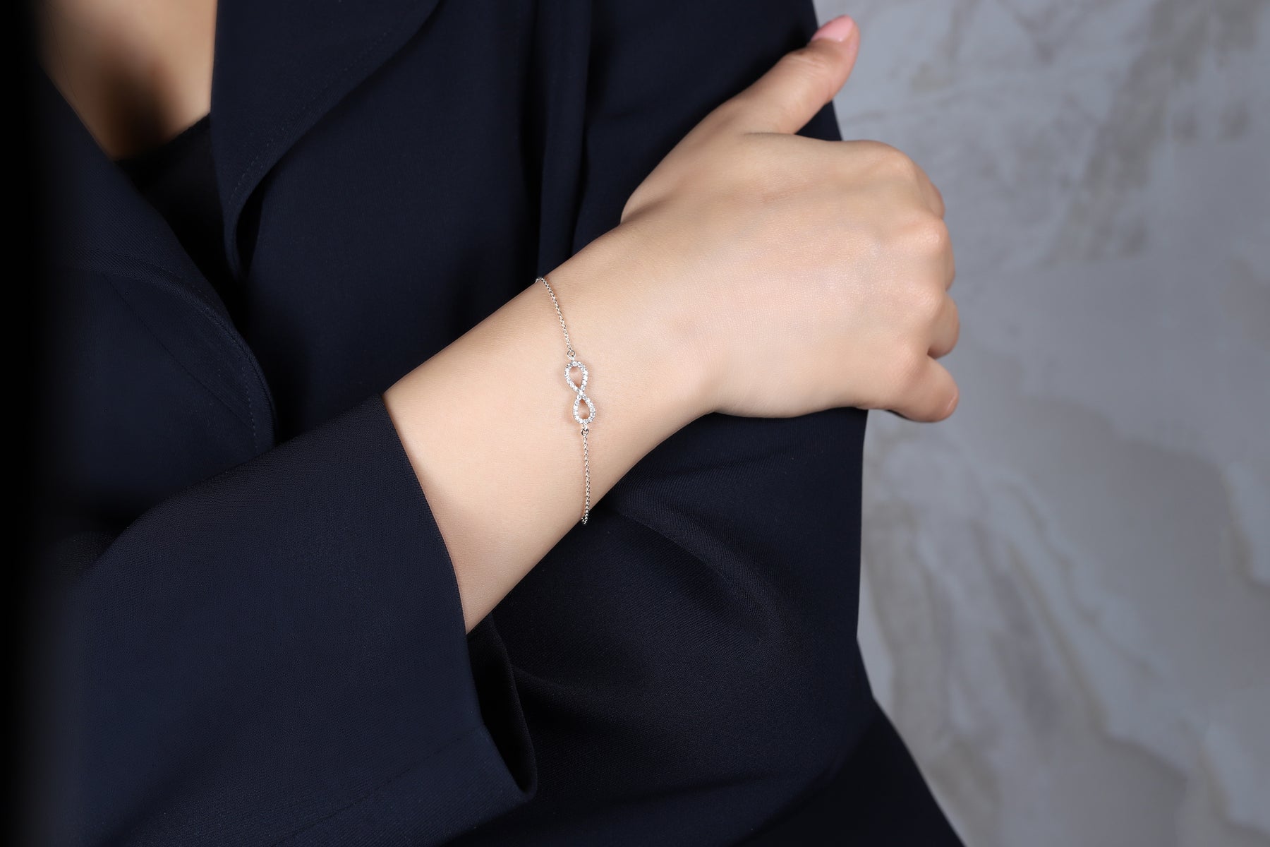 Diamond Infinity Bracelet - Dearest Diamonds