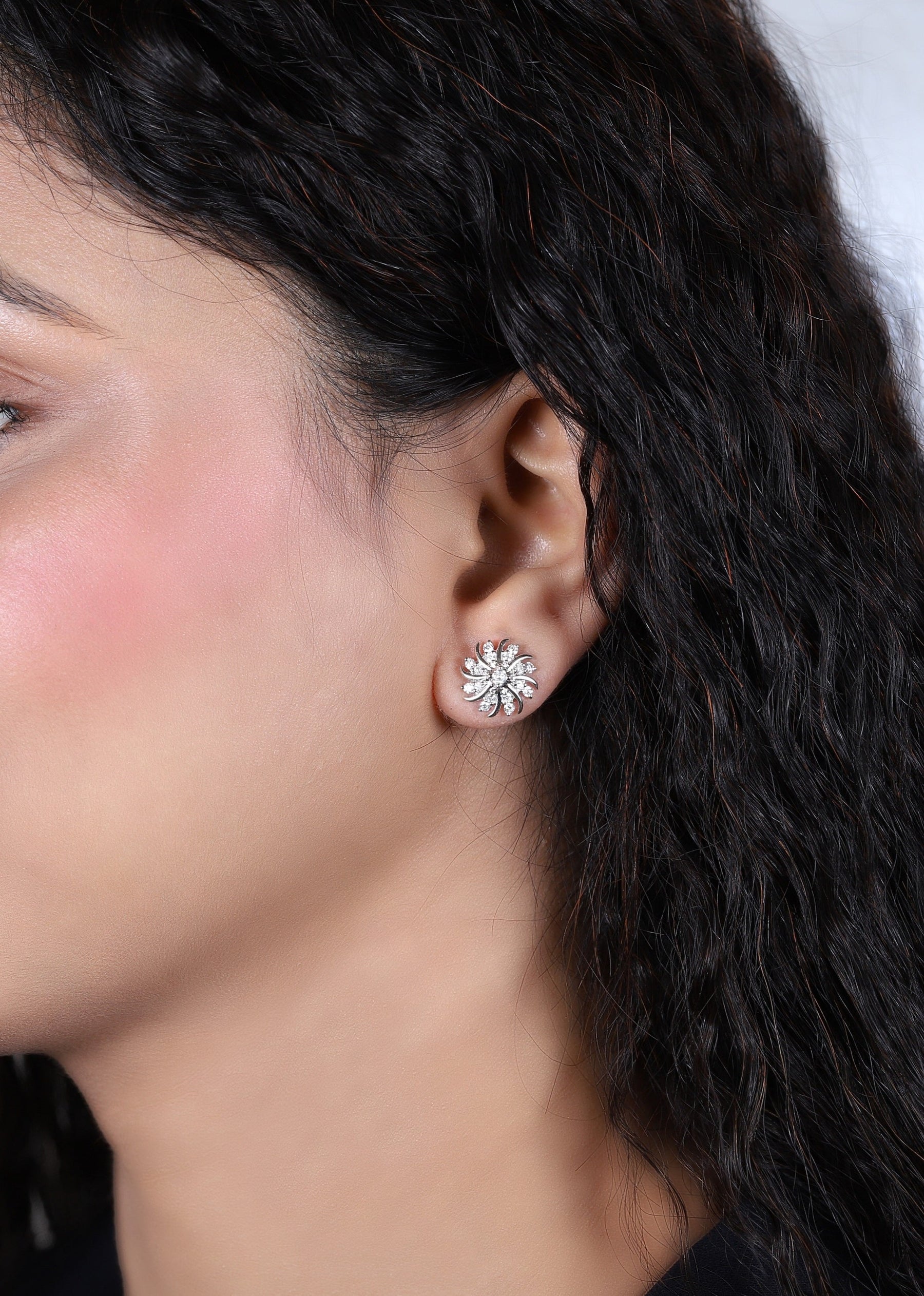 Diamond Snowflakes Earrings - Dearest Diamonds