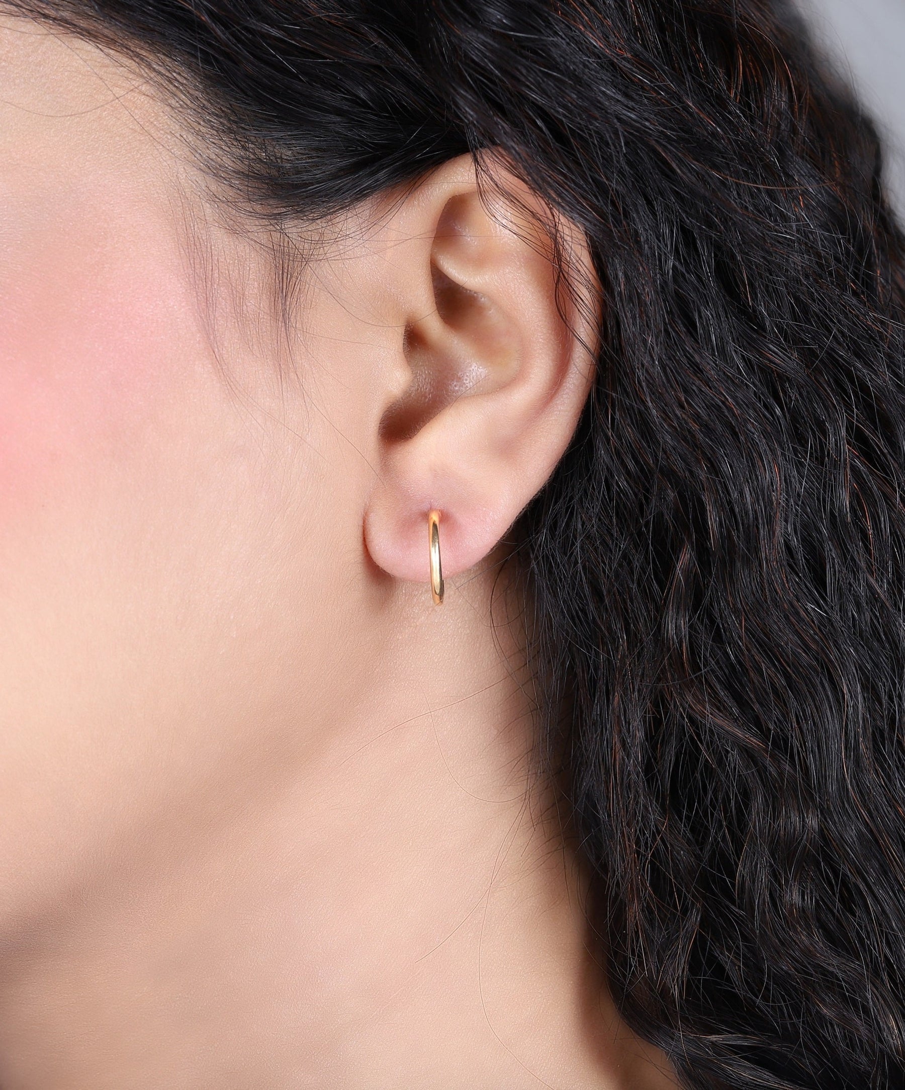 Open Mini Hoop Earrings - Dearest Diamonds