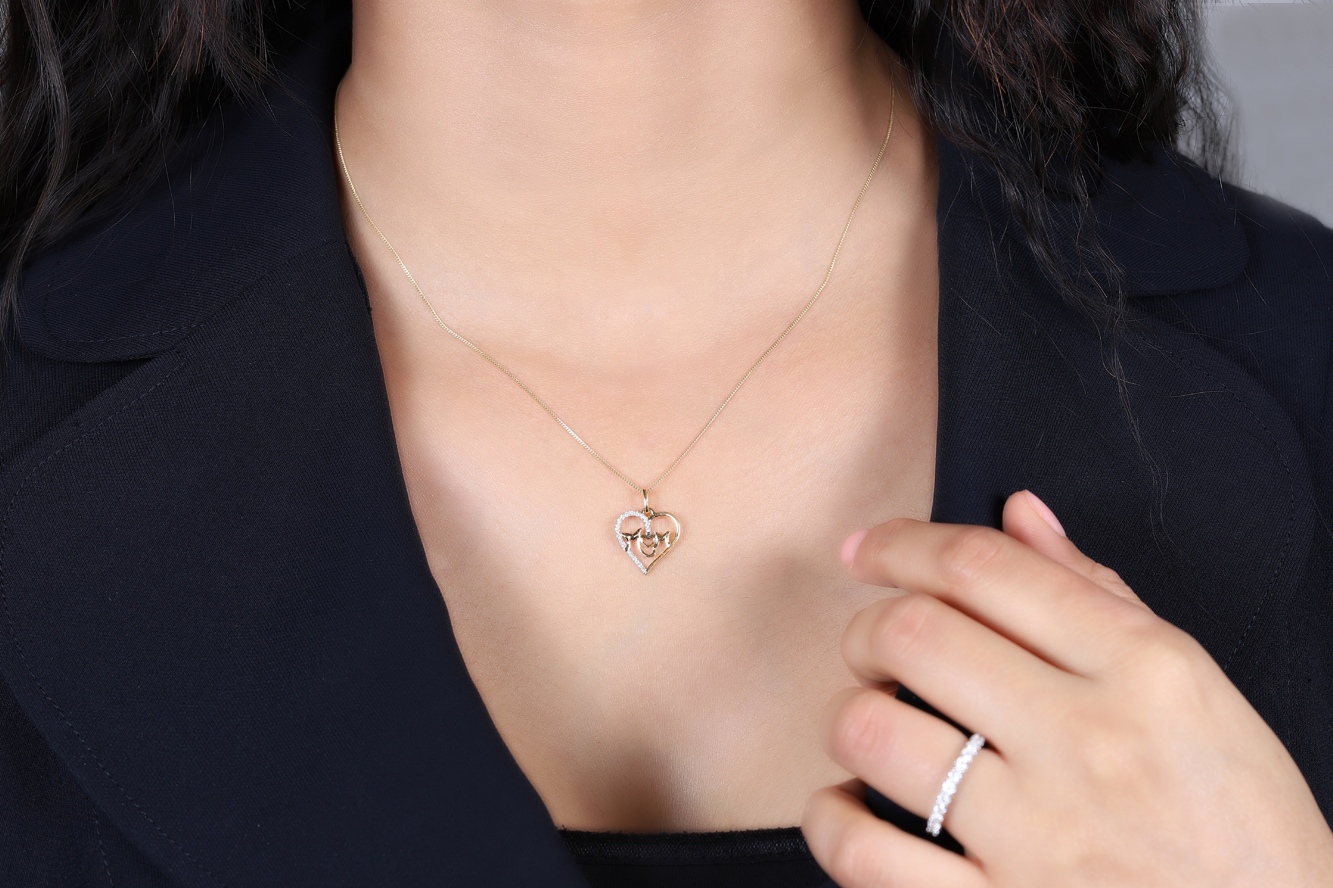 A Mom's Heart Necklace - Dearest Diamonds