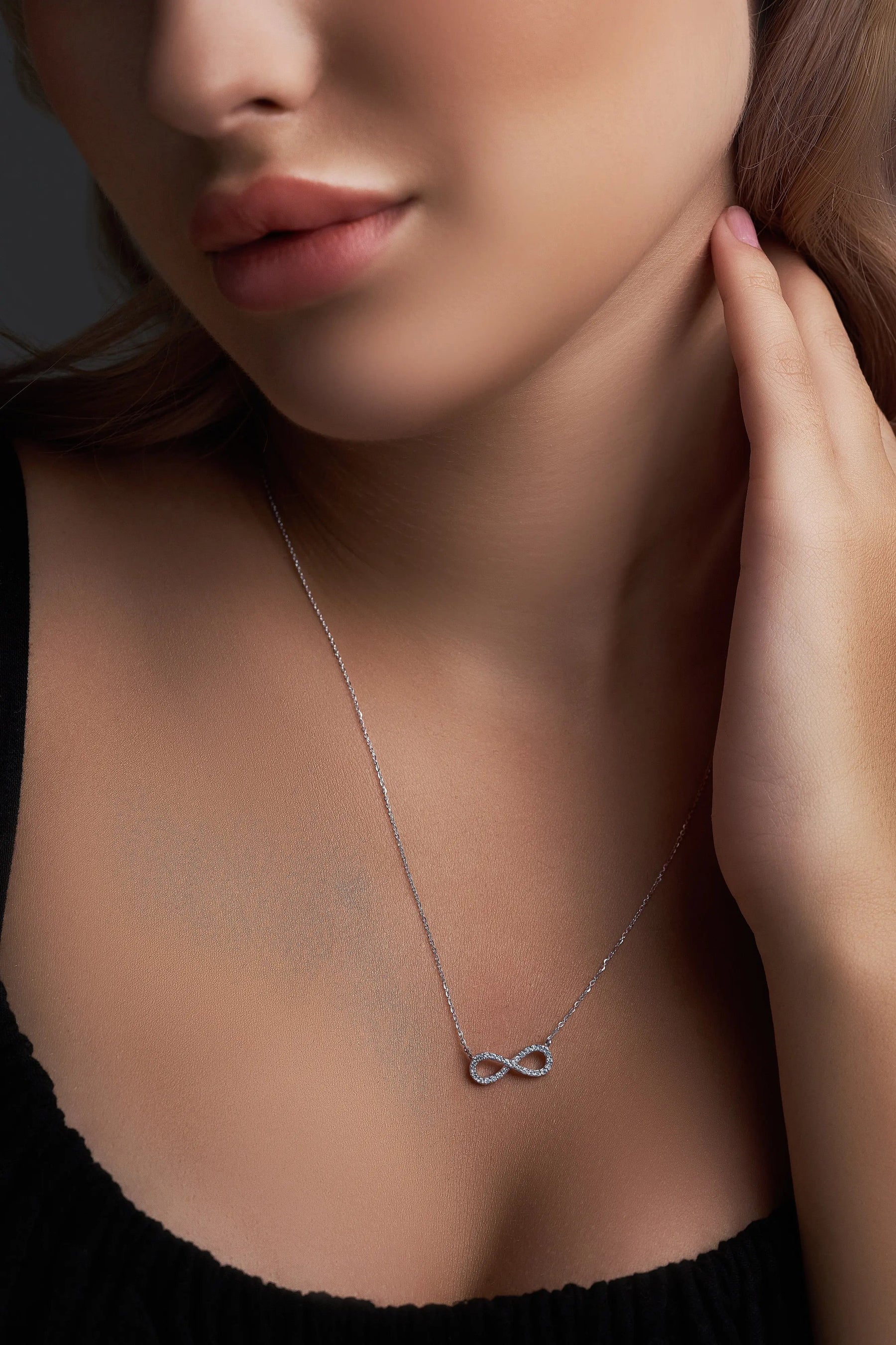 Sparkling Infinity Necklace - Dearest Diamonds