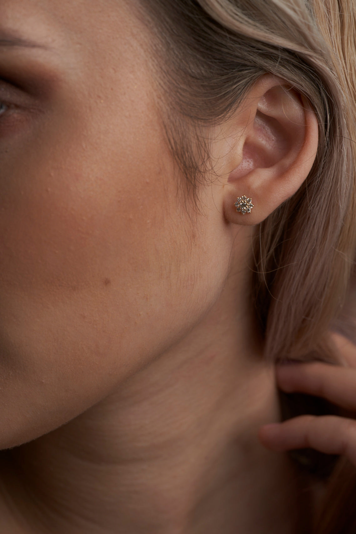 Diamond Flower Earrings - Dearest Diamonds