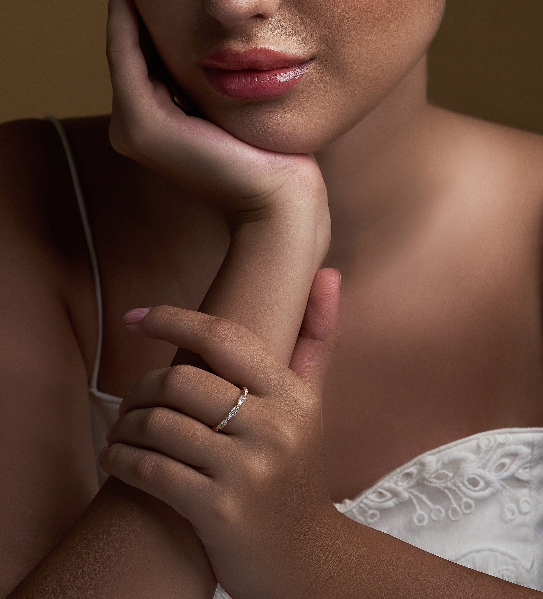 Twisted Eternity Ring - Dearest Diamonds