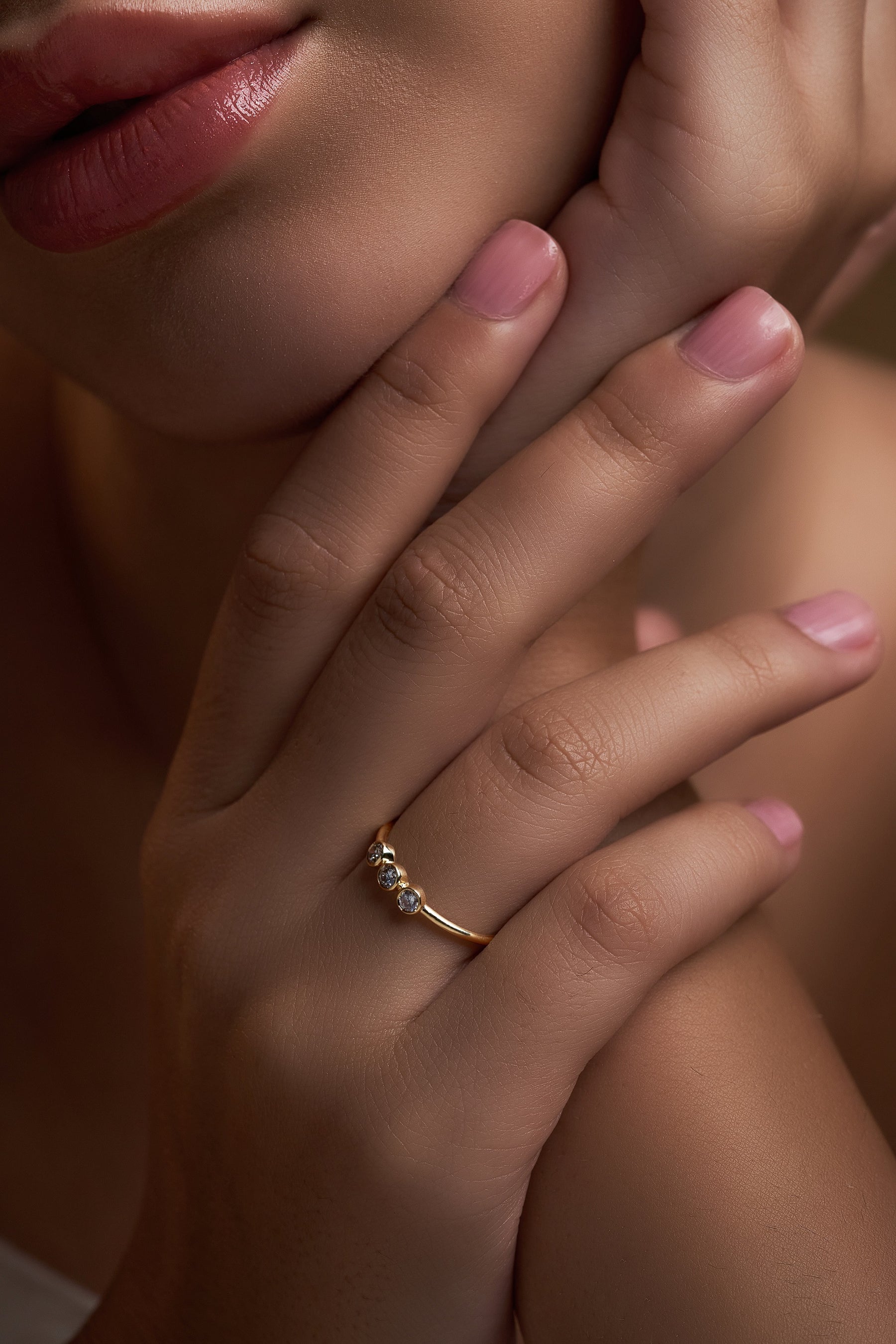 Three Diamond Ring - Dearest Diamonds