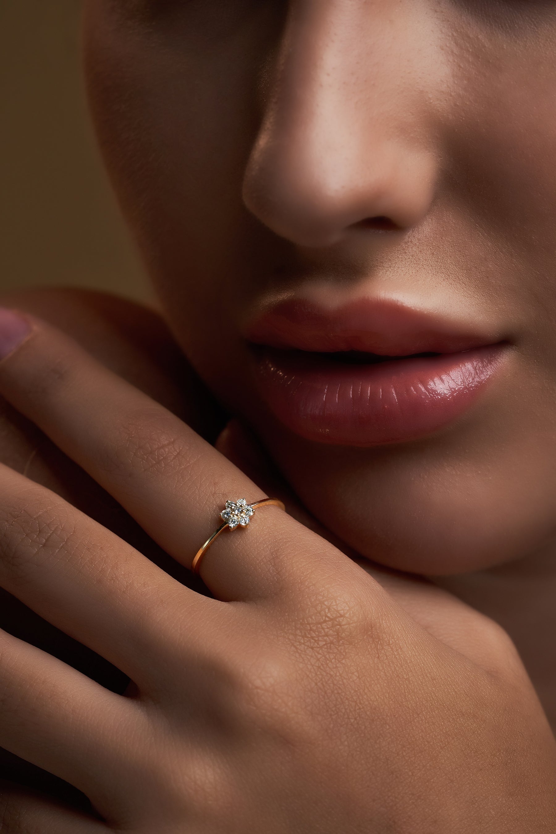 Petite Flower Diamonds Ring - Dearest Diamonds