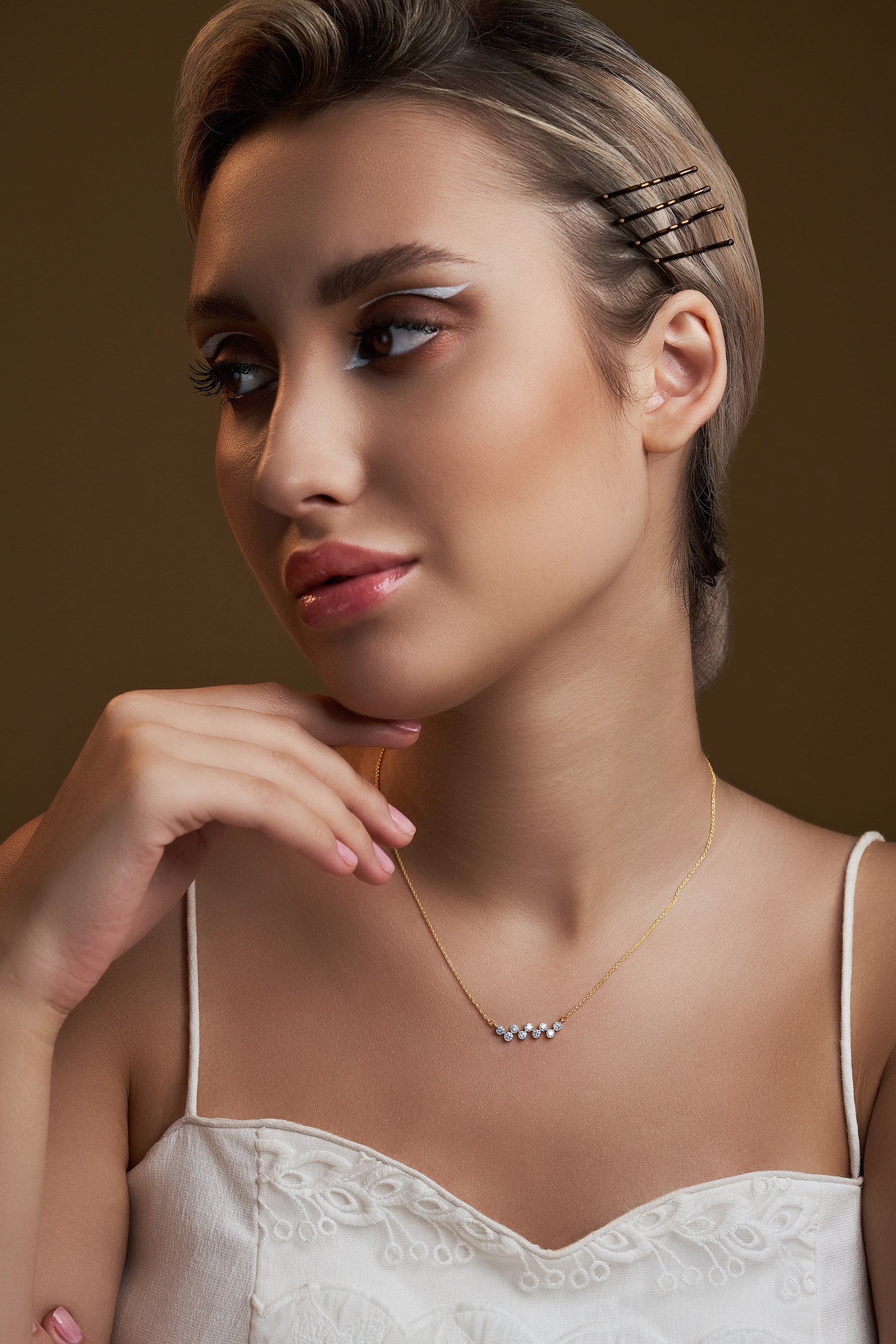 Round Bezels Necklace - Dearest Diamonds