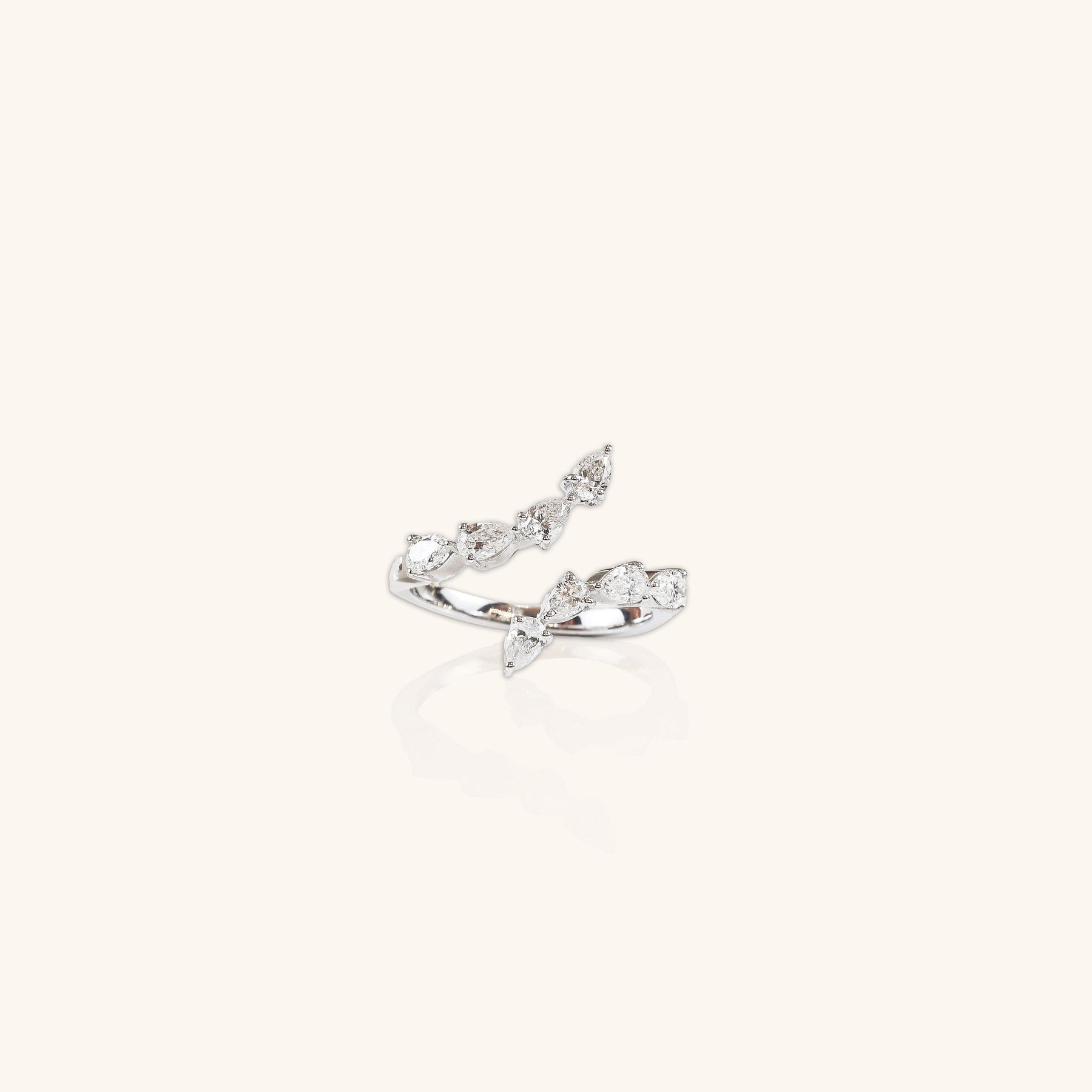 Pear Vine Ring - Dearest Diamonds
