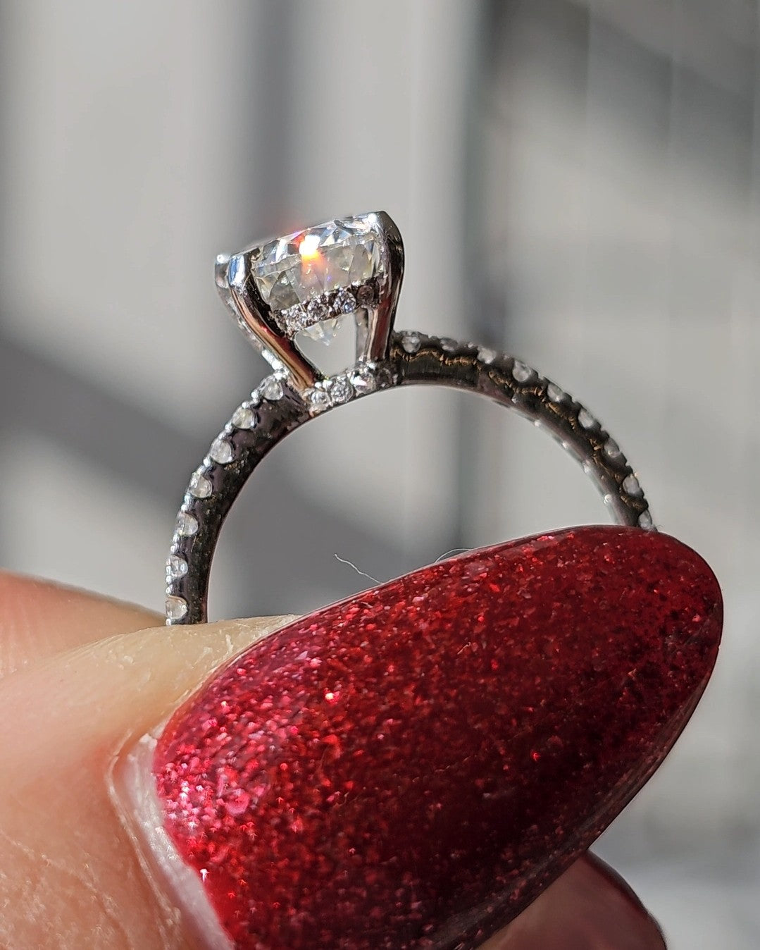 The Pavé Oval - Dearest Diamonds