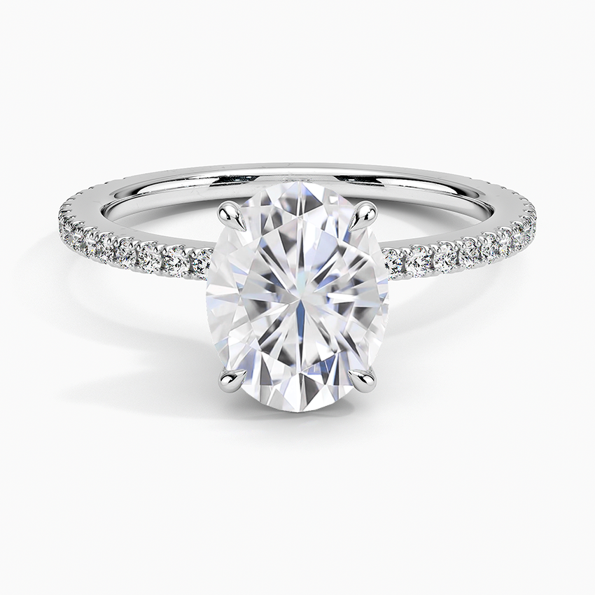 The Pavé Oval - Dearest Diamonds