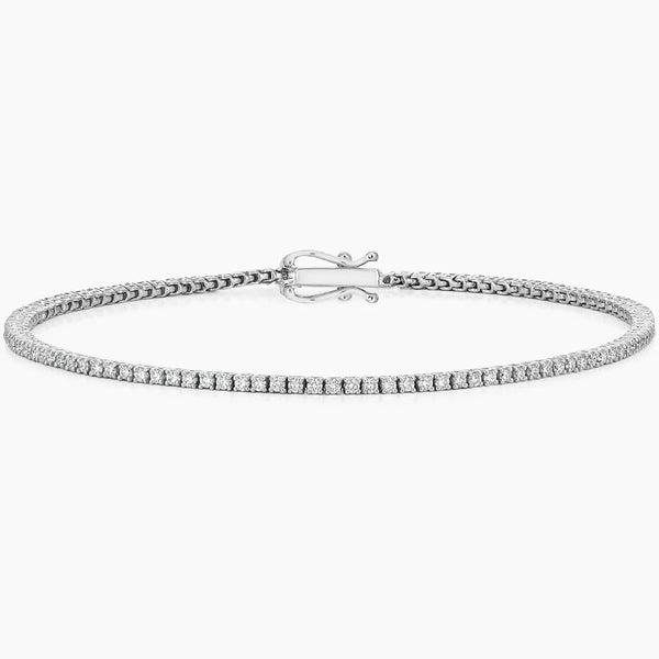 Petite Round Tennis Bracelet - Dearest Diamonds